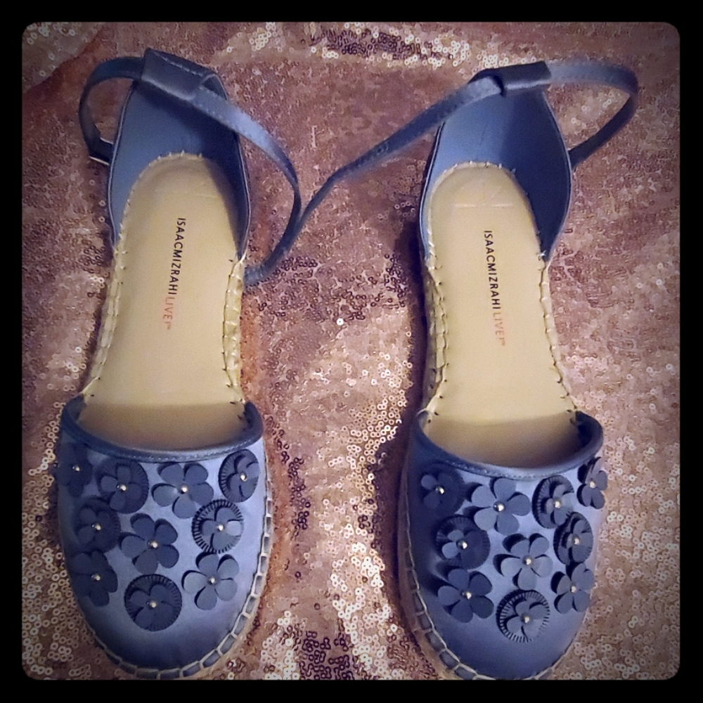 Cute satin Espadrilles from Isaac Mizrahi